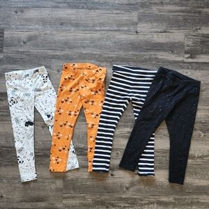 Girls Size 4/5 Graphic Leggings Bundle